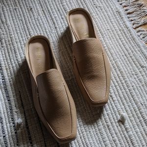 Mi.iM Tan Slip On Mules